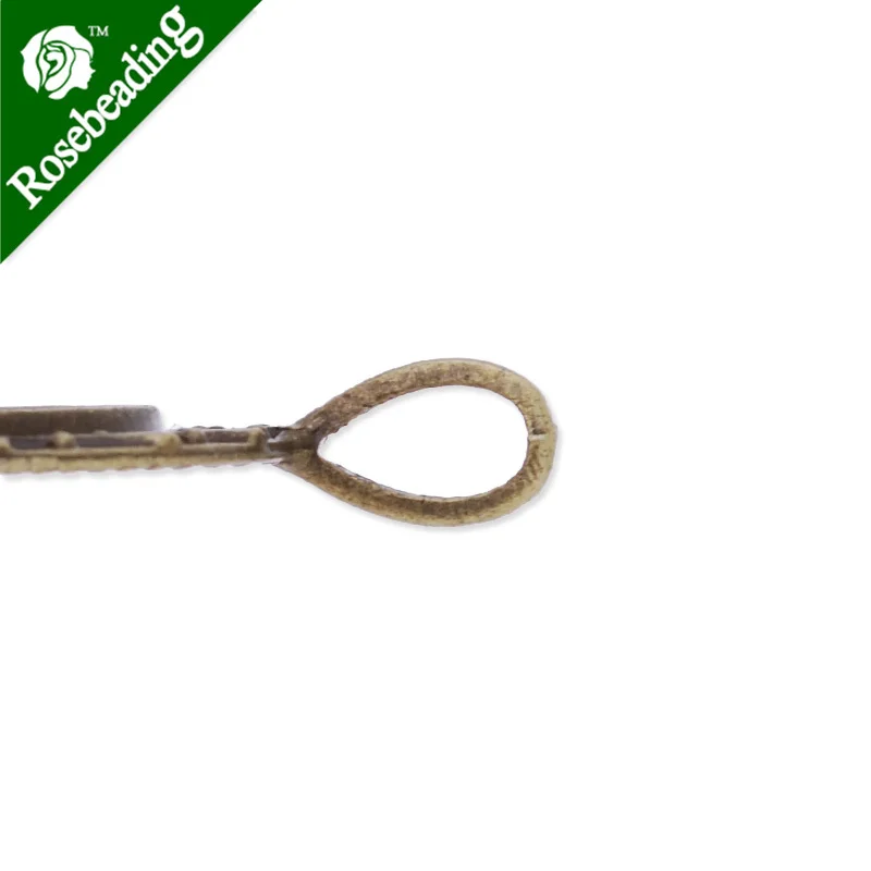 Подвеска с бронзовым покрытием в форме сердца 20 мм подвесная рамка Пустые