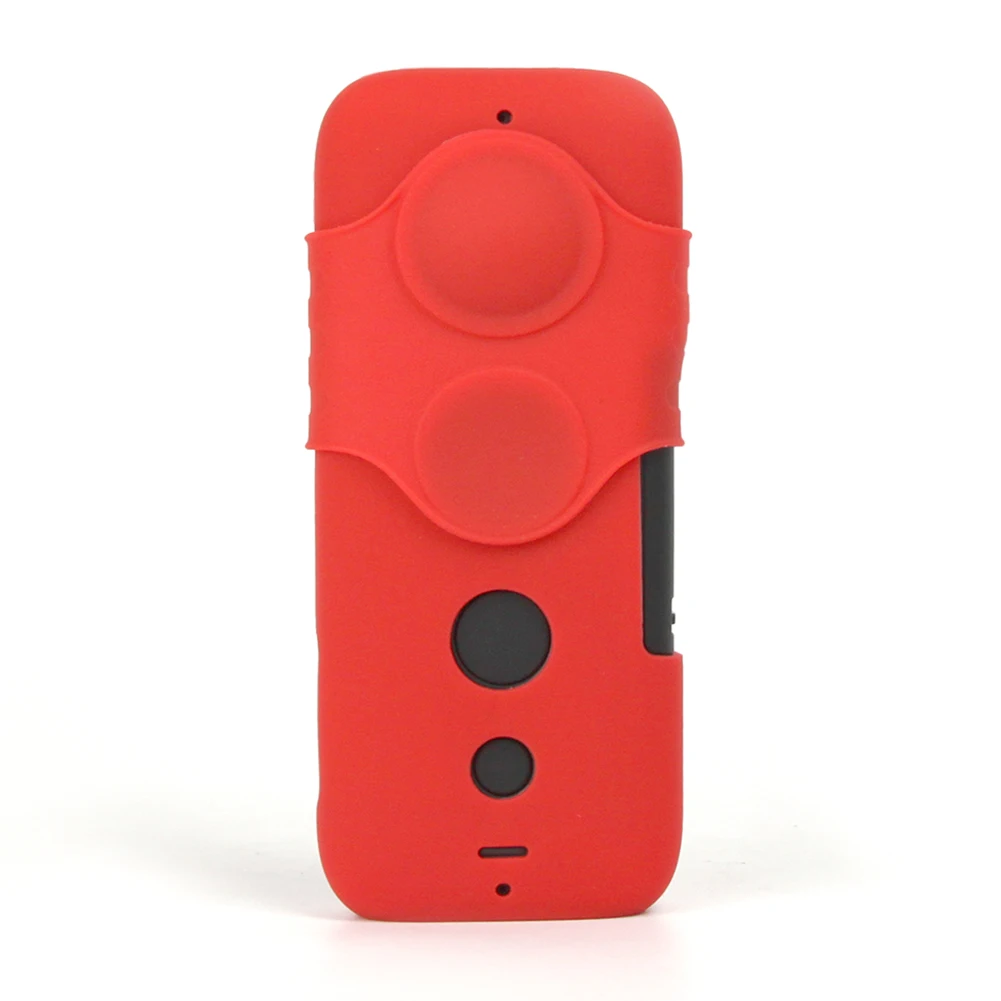 2 Colors Silicone Fisheye Lens Protector Cover Insta360 One X Camera Case for Insta 360 one x Accessories sale | Электроника