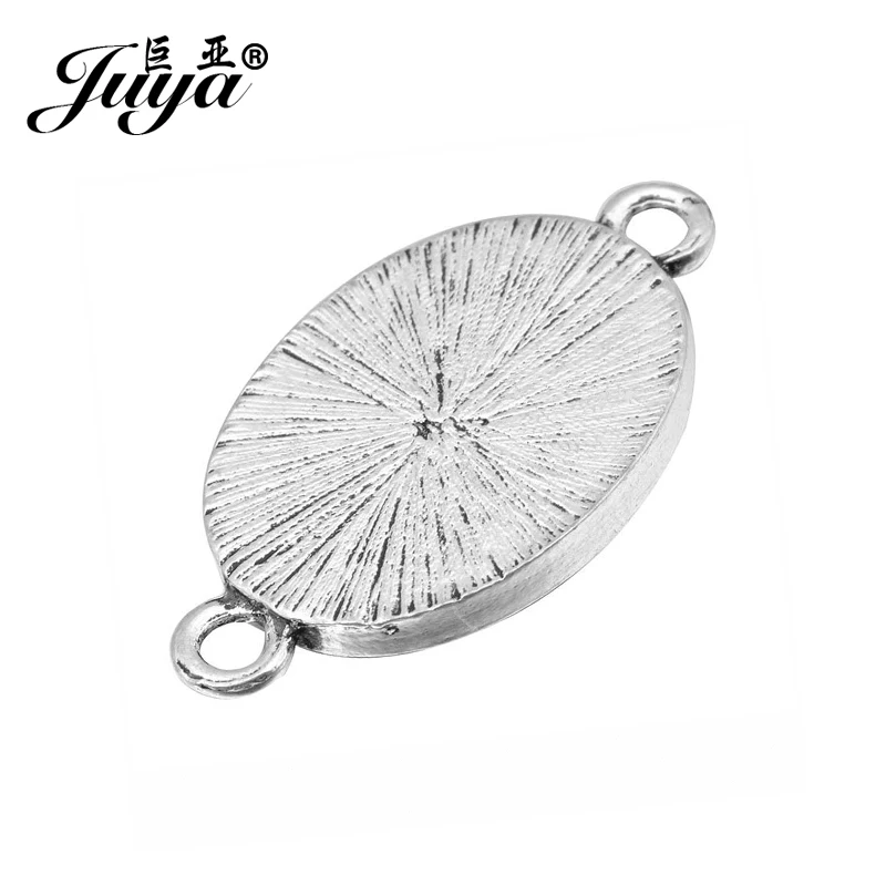 Коннектор для кабошона JUYA AD0105 овальная основа украшений сделай сам