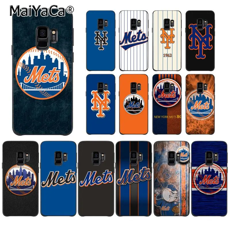 Мягкий силиконовый чехол для телефона MaiYaCa New York Mets из ТПУ Samsung S9 plus S5 S6 S6edge S6plus S7