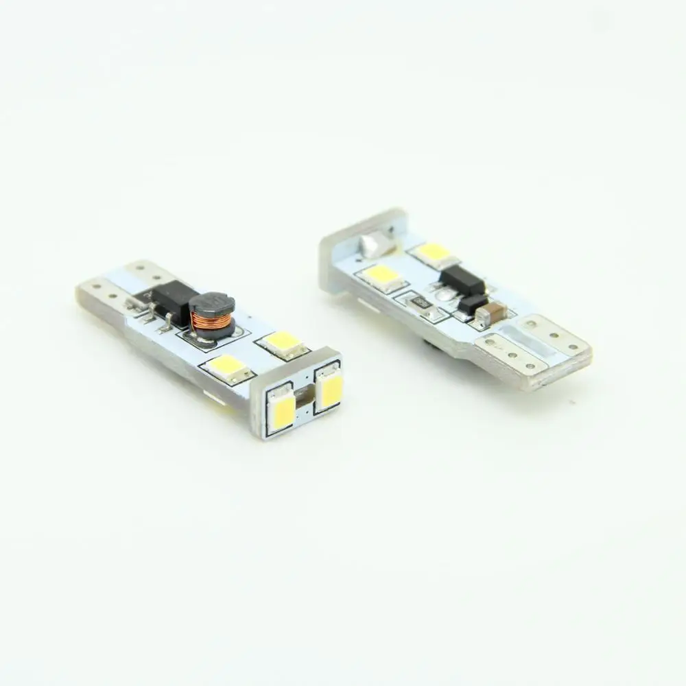 2шт Bosmaa T10 Canbus 6SMD2835 светодиодный фонарь для парковки или номерного знака ширина