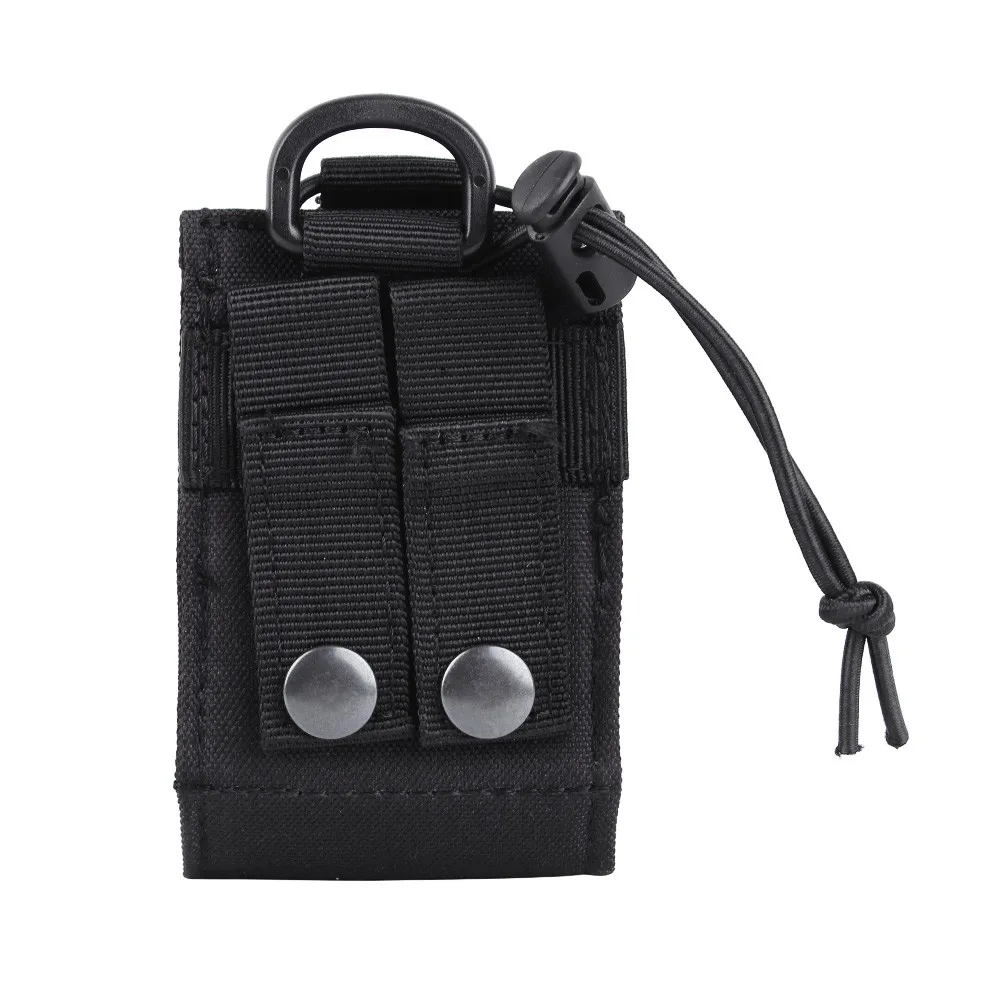 Tactical Molle Walkie Talkie Pouch Interphone Storage Bag Outdoor Molle Radio Pouch for Military Use Walkie-Talkie Case Holder