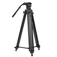 wf718 wf 718 professional video tripod dslr camera tripod with fluid pan head 1 8m high load 8kg wf 718 better than jy0508
