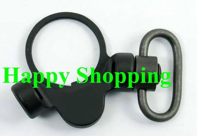 

Full steel dual side QD sling swivel push botton rifle scope mount for hunting black