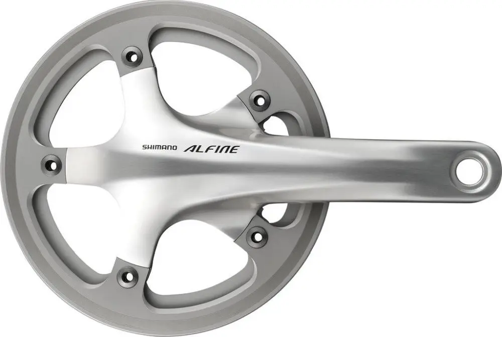 Shimano ALFINE FC-S501 39 T/42 T/45 T серебристый/черный велосипед один/двойной Chainguard Chainwheel Запчасти для велосипедов