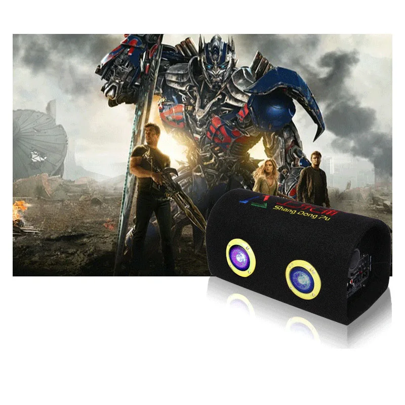12V 24V 110V 220V 5 дюймовый Динамик коробка автомобильный аудио активный сабвуфер Bluetooth
