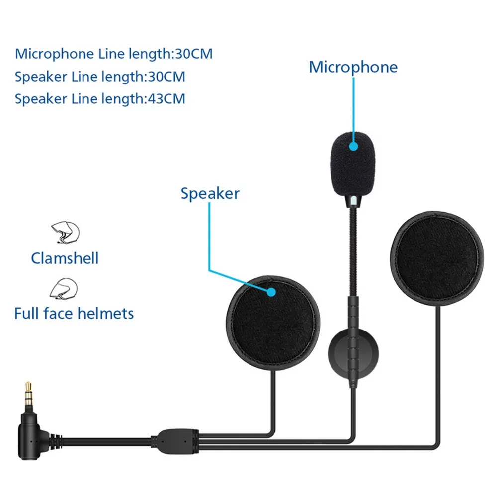 2 шт V6Pro мотоциклетный Интерком группа шлем Bluetooth гарнитура Водонепроницаемый Handsfree 1200 м Mortorbike Interphone Moto Garnish