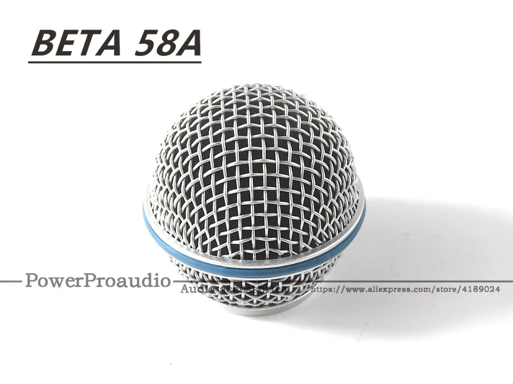 3 шт./лот Замена шаровой головкой сетки микрофона решетка подходит для PG58 beta57a beta87a