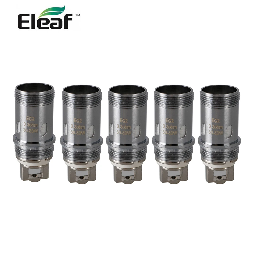 5 шт./упак. оригинальный Eleaf EC2 катушки 0.3ohm/0.5ohm Сменная головка для Melo 4 распылитель