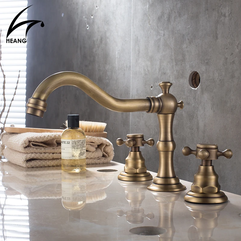 

Bathroom Faucet Antique bronze finish Brass Basin Faucet Sink Faucet