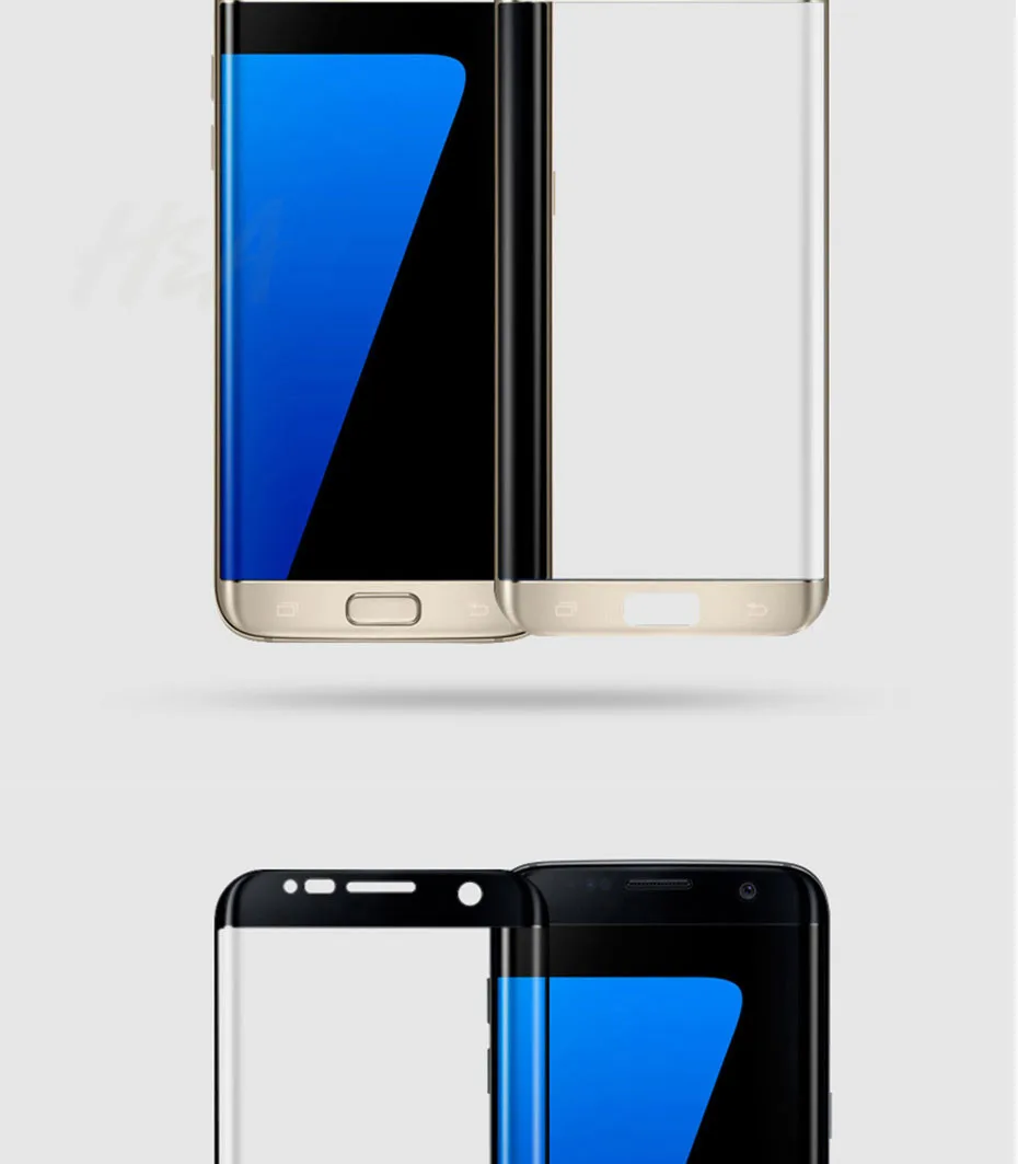 H& A Защитное стекло для samsung Galaxy S7 S6 Edge закаленное защитное 4D изогнутое 0,25 мм стекло S7Edge S6Edge пленка