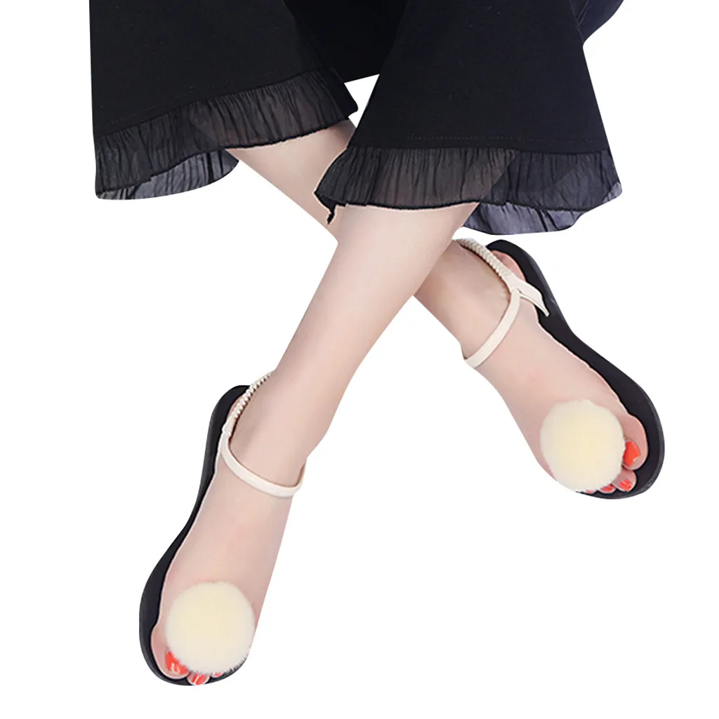 SAGACE/Женская обувь пикантные Вьетнамки на плоской подошве в этническом стиле