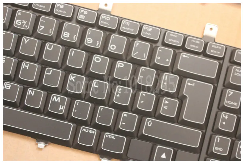 Новый для Dell Alienware M17x-R4 M17X R4 черный с подсветкой Нидерланды клавиатура DP/N: 05CYJ7