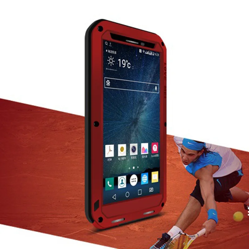 Роскошный грязеотталкивающий противоударный металлический алюминиевый чехол