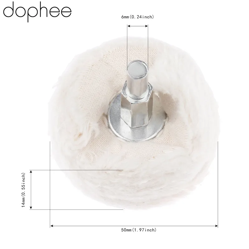 Фото Аксессуары dophe Dremel щетка с хвостовиком 1/4 "50 мм/2" тряпичная полировальная Аксессуары dophe Dremel щетка с хвостовиком 1/4 "50 мм/2" тряпичная полировальная