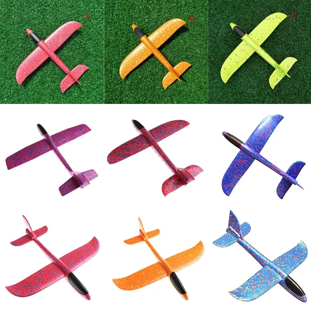 

12-48cm Aircraft Inertial EPP Airplane Made Of Foam Plastic Hand Launch Throwing Airplane Glider Plane Model Outdoor Kid Toys