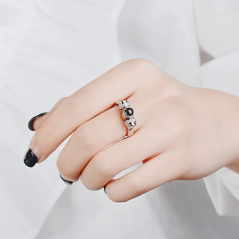 DoreenBeads новый дизайн говорят I Love U на 100 языках кольца для влюбленных пар с памятью