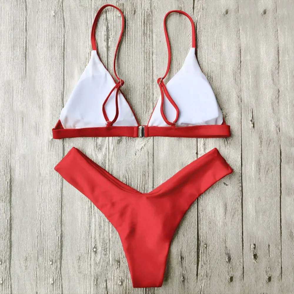 2018 сексуальный купальник с высокими плавками женское микро бикини набор
