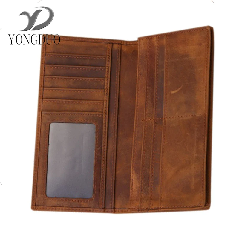 Yongduo 2017 Элитный бренд Для мужчин Женские Кошельки длинные кошелек бумажник