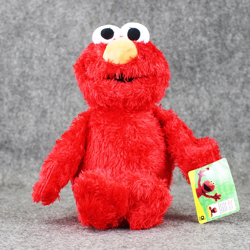 

30cm 1pcs Sesame Street Elmo Soft Stuffed Plush Toys Colletible Dolls