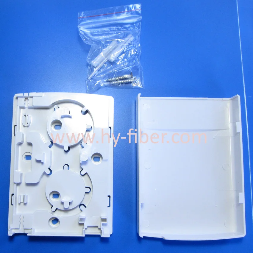 FTTH волоконно оптическая Клеммная коробка распределительная 1 ядро настенная