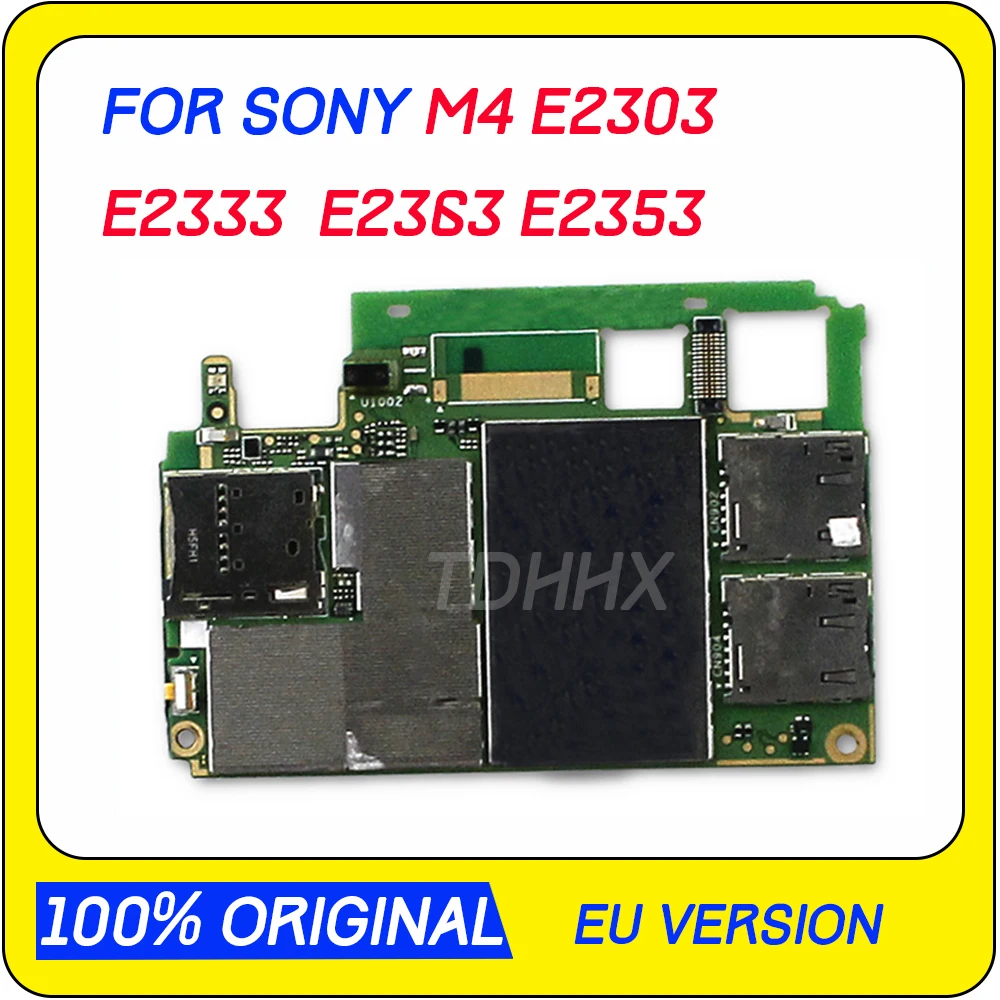 Разблокированная пластина для Sony Xperia M4 Aqua E2303 E2333 E233 E2353 материнская плата с полным