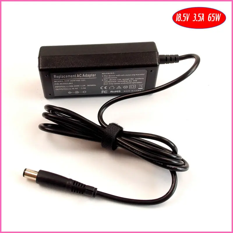 

18.5V 3.5A 65W Laptop Ac Adapter Charger for HP/Compaq Presario CQ50-130US CQ50-215NR CQ50-108CA CQ50-108NR CQ50-217 CQ50-217CL
