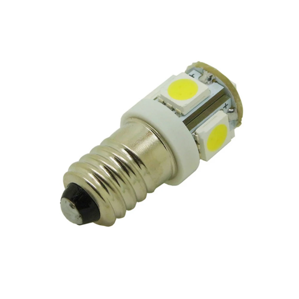 Yushuangyi 10 шт./лот Coloful E10 EY10 5-SMD 5050 5 светодиодных ламп миниатюрная винтовая лампа для