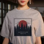 Новая модная футболка в стиле Харадзюку, Женская Винтажная футболка с рисунком вселенной, Вера, гранж, в эстетике, с круглым вырезом, женская футболка