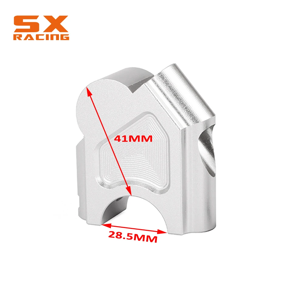 Motorcycle Silver Handlebar Riser Up Backs Moves Bracket Kit Clamp For Benelli TRK 502 TRK502 2016-2017 | Автомобили и мотоциклы