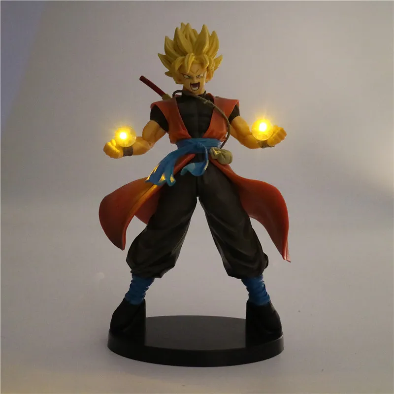 Экшн фигурка Dragon Ball Z Сон Гоку аниме светодиодная лампа супер сайян ПВХ