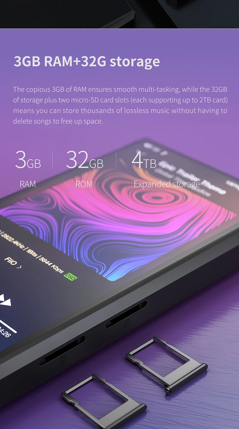 FiiO M11 HIFI аудио на базе Android Bluetooth без потерь портативный музыкальный плеер MP3 USB DAC wifi/Air Play/Spotify aptx-HD/LDAC DSD