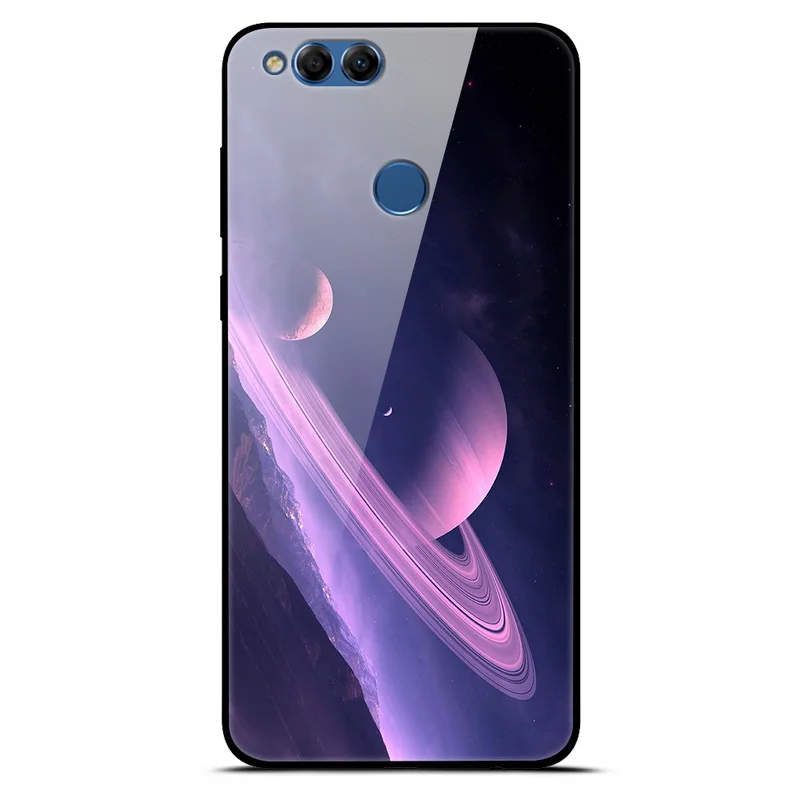 Для huawei Honor 7X чехол закаленного стекла чехол для телефона чехол для Honor 7X силиконовая рамка чехол для huawei Honor7X 7 X X7 бампер