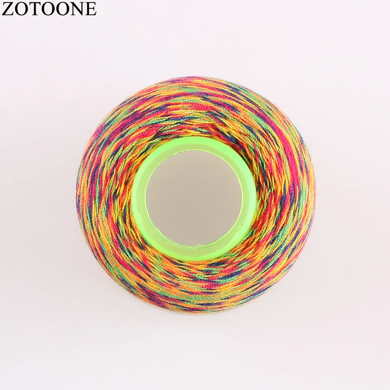 ZOTOONE 3000 ярдов/катушки кожаные швейные нитки набор красочные 40 S/2 Промышленные полиэфирные нитки для швейных машин аксессуары C