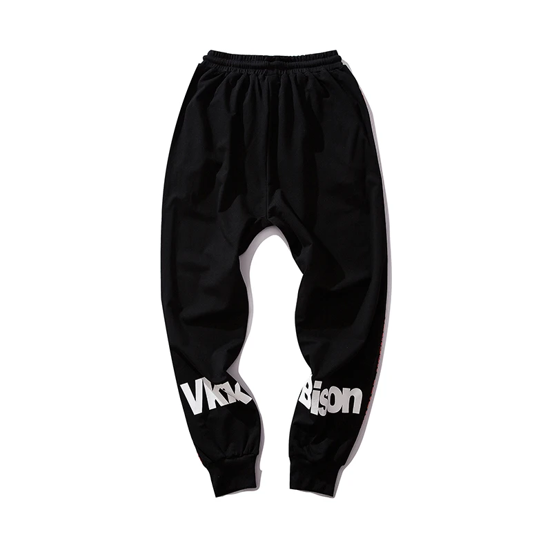Повседневные брюки длиной до щиколотки мужские 2019 модные джоггеры с буквенным