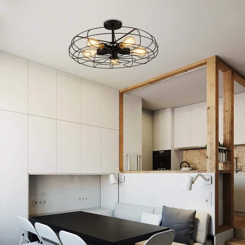 Ретро винтажный промышленный американский деревенский вентилятор Эдисона