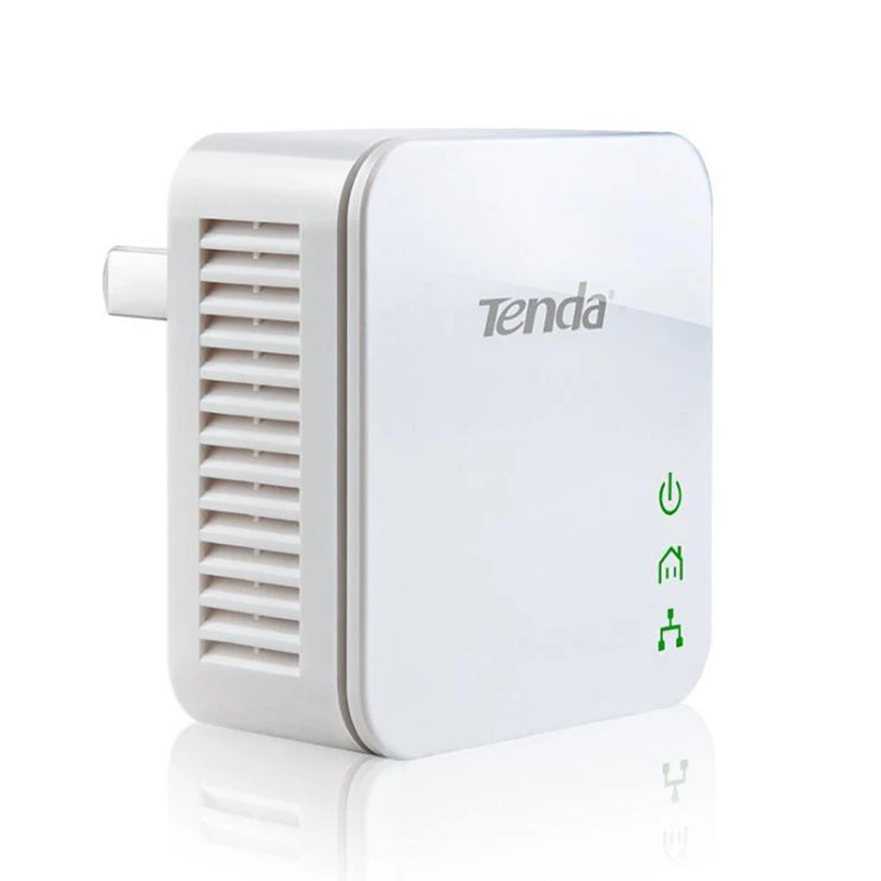Tenda P202 AV200 мини адаптер Powerline Сетевой стартовый комплект до 200 Мбит/с 1 пара для