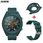 Ремешок для huawei Watch GT ActiveЭлегантный Смарт-часы ремешок для huawei аксессуары GT ТПУ чехол + силиконовый спортивный браслет