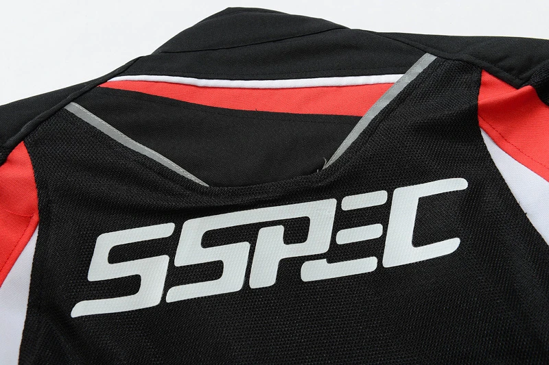 

SSPEC Motorcycle Jacket Breathable Motorcycle Racing Jackets men Motocross Protective Jersey Moto Jacket Blouson Moto clothes