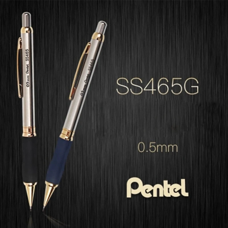 

PENTEL SS465 Metal Mechanical Pencil 0.5mm Imports Top Quality Professional Stainless Steel Sheaths Office & School Supplies