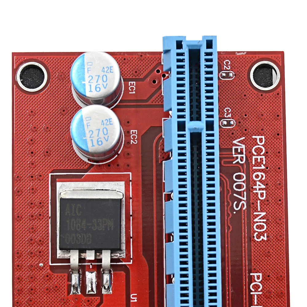 Оптовая продажа 60 см USB 3.0 PCIe Riser Card pci e Express 1x to16X Extender адаптер SATA 15pin Питание