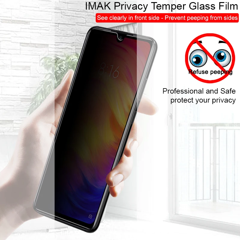 IMAK Для Xiaomi Pocophone F1 Антибликовая Передняя защитная пленка из закаленного стекла
