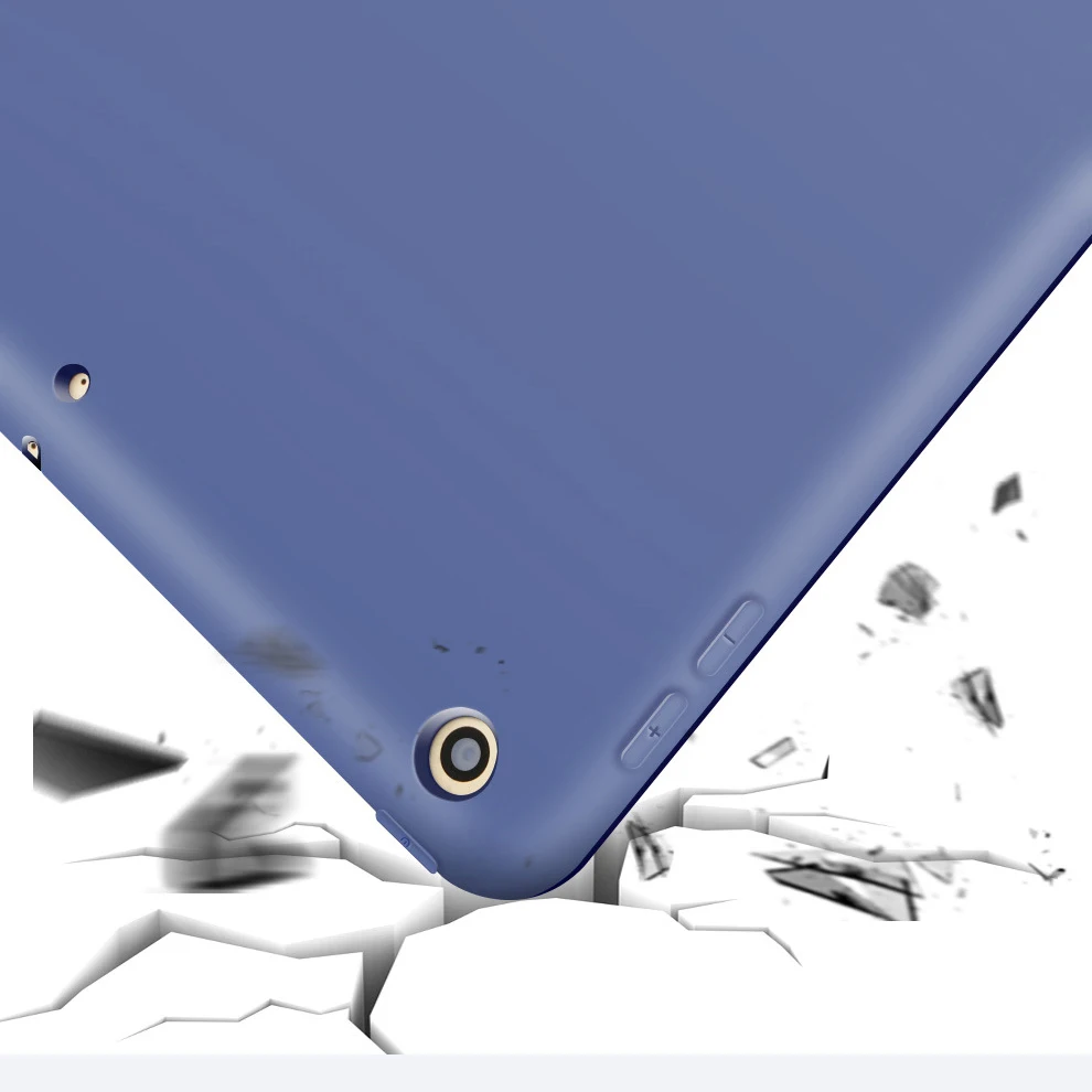 Фото Чехол для iPad Mini 3/Mini 2/Mini 1, Ультратонкий силиконовый чехол из искусственной кожи с функцией автоматического пробуждения и сна для iPad Mini 123 №2