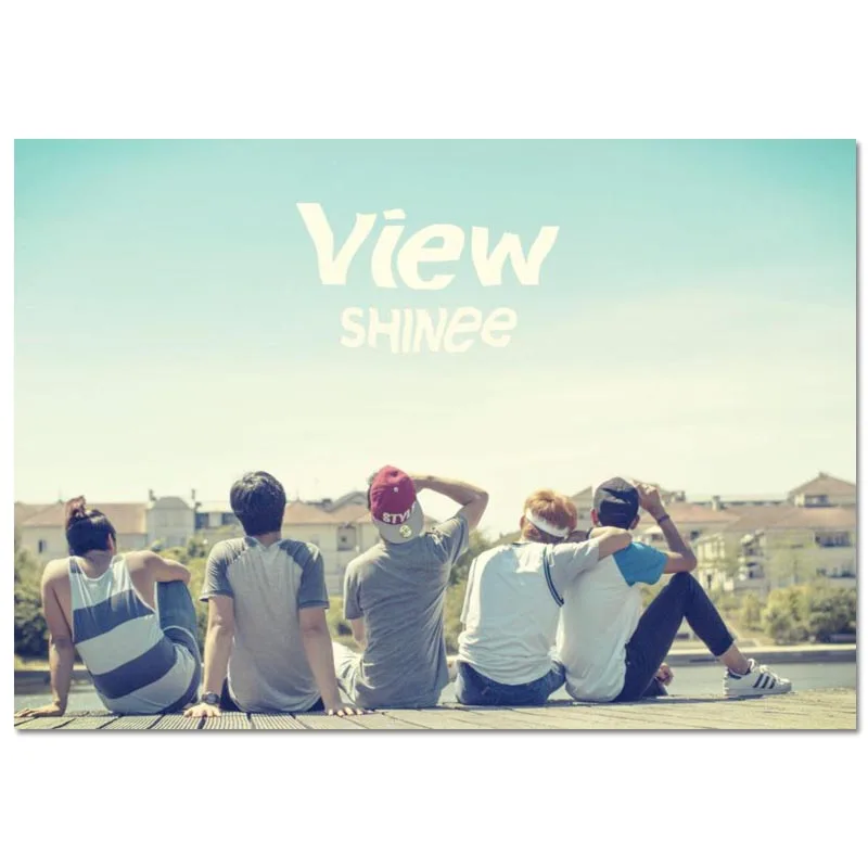 Холщовый постер на заказ SHINee 27x40 см 30x45 домашний декор холщовая печать шелковая