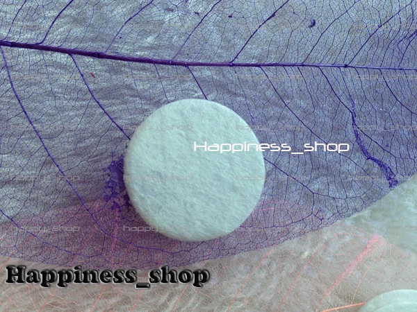 Цветок плоской задней 4 см Круглый Войлок аксессуар патч белый Цвет доступна круг