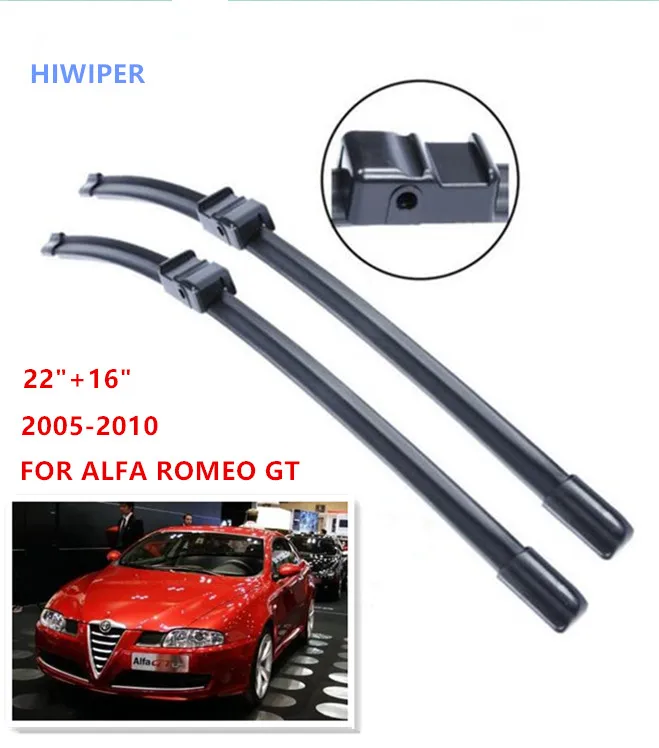 HIWIPER Стеклоочистителя для ALFA ROMEO GT (2005 2010) 22 &quot+ 16&quot АВТОМОБИЛЬ Стеклоочиститель
