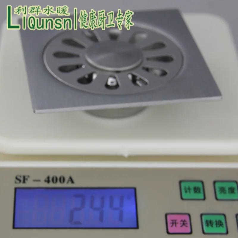 Высококачественный квадратный напольный Слив для ванной комнаты из нержавеющей