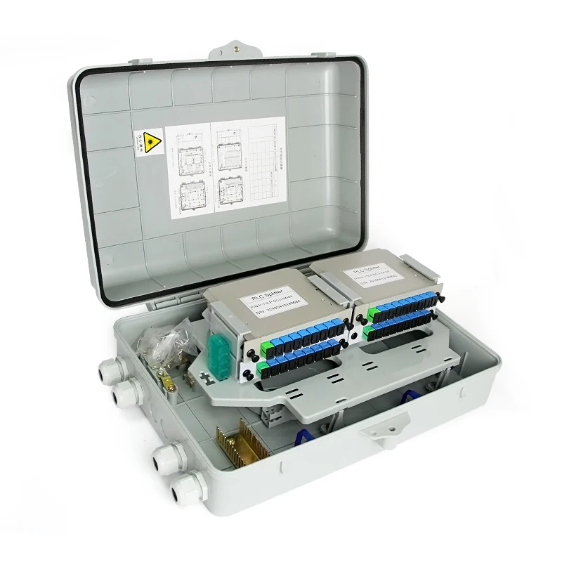 1X32 волоконно оптический распределитель FTTH PLC разделитель коробка для 4*1X8 2*1X16 SC APC