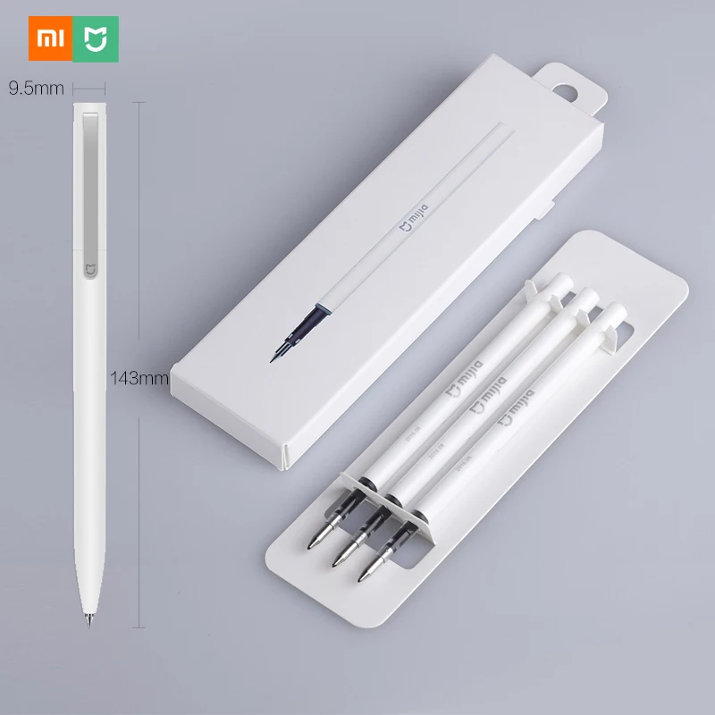 Оригинальные ручки Xiaomi Mijia 9 5 мм гладкие швейцарские стержни PREMEC японские чернила
