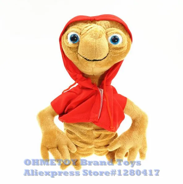 Ohmetoy внеземного чучела peluche Игрушечные лошадки красный плюш et чужой с капюшоном дети мальчик подарок на день рождения 22 см маленькая кукла